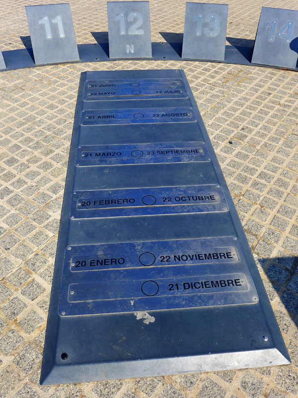 Calendar of Valencia sundials